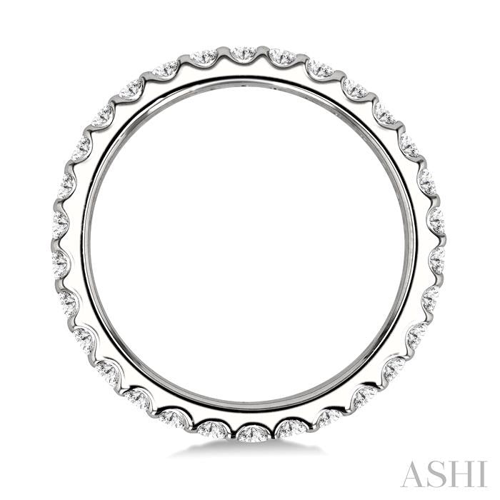 ASHI Round Shape Eternity Diamond Wedding Band 33531PPFGWG