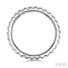 ASHI Round Shape Eternity Diamond Wedding Band 33531PPFGWG