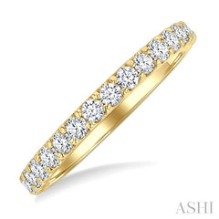 ASHI Round Shape Eternity Diamond Wedding Band 33531PPFGYG