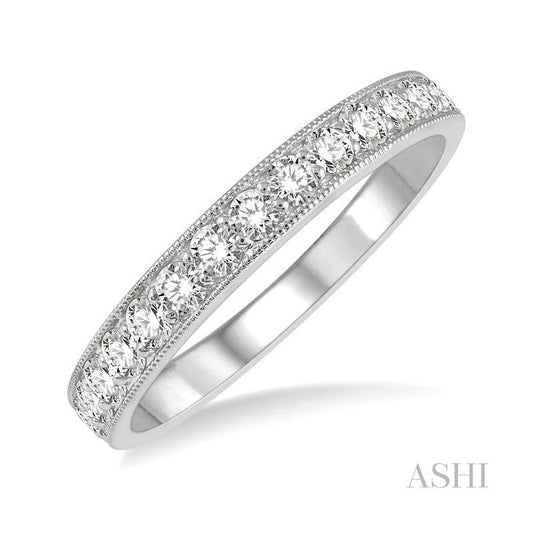 ASHI Diamond Wedding Band 33333PPFGWG