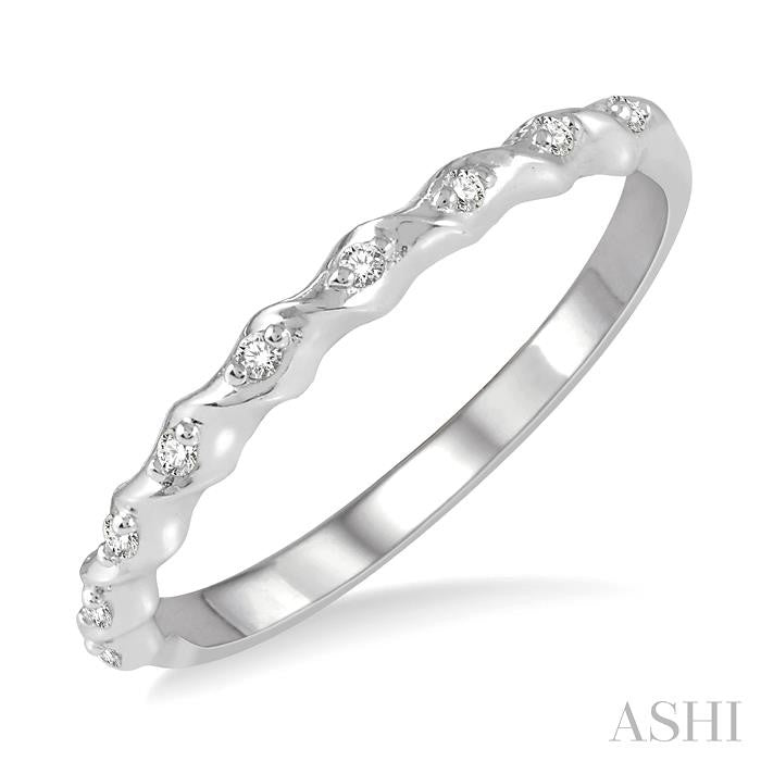 ASHI Stackable Diamond Wedding Band 34169PPFGWG