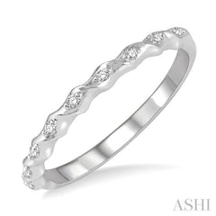 ASHI Stackable Diamond Wedding Band 34169PPFGWG
