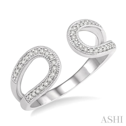 ASHI Diamond Fashion Open Ring 34338PPTSWG