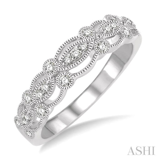 ASHI Stackable Diamond Wedding Band 34886PPFHWG