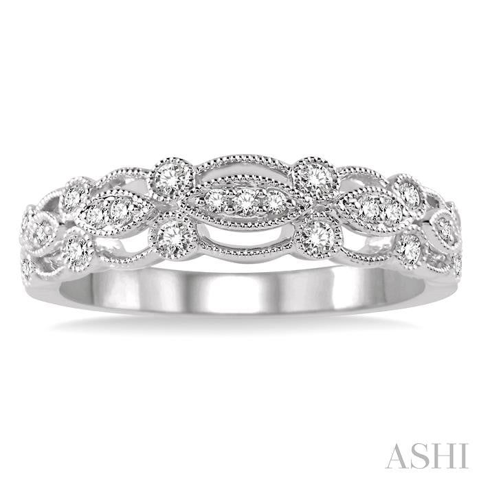 ASHI Stackable Diamond Wedding Band 34886PPFHWG