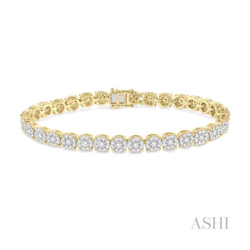 ASHI Lovebright Essential Diamond Tennis Bracelet 73225PPFGYW