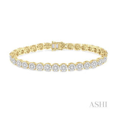 ASHI Lovebright Essential Diamond Tennis Bracelet 73225PPFGYW
