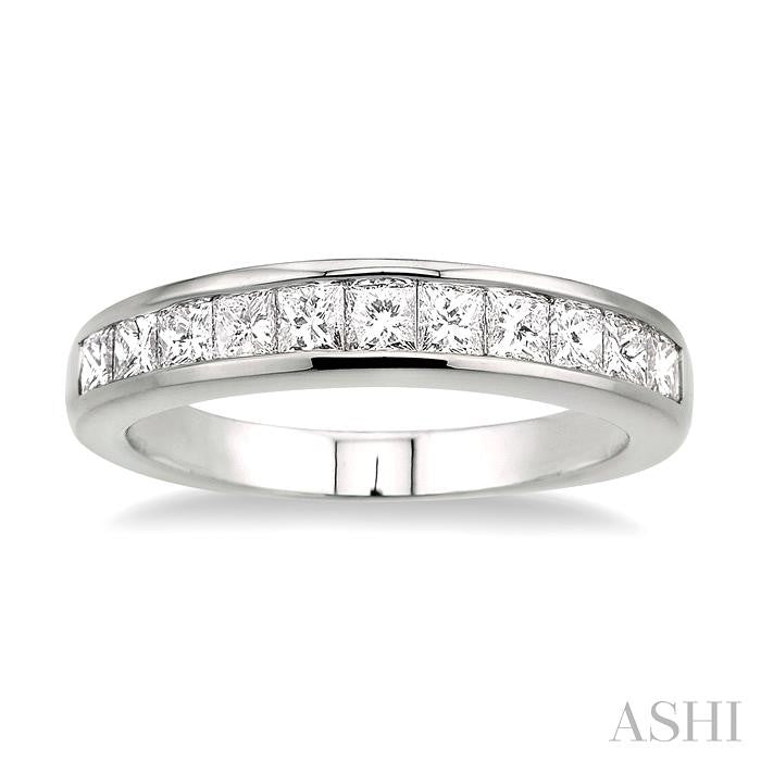 ASHI Channel Set Diamond Wedding Band 35071PPFCW