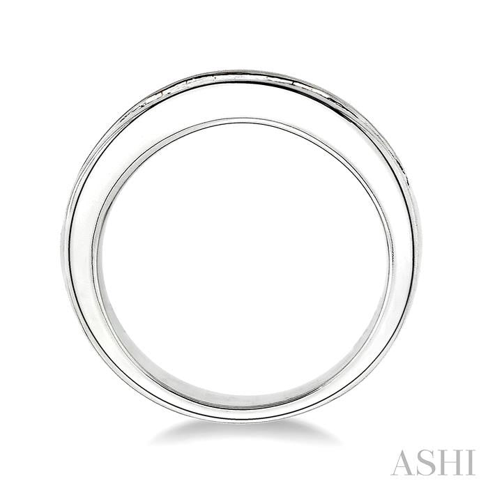 ASHI Channel Set Diamond Wedding Band 35071PPFCW
