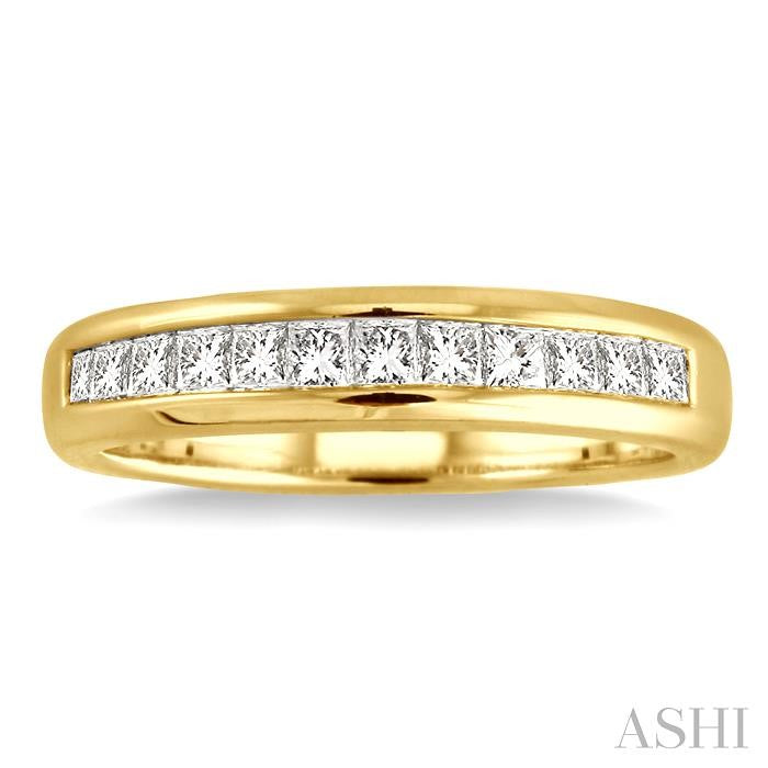 ASHI Channel Set Diamond Wedding Band 35232PPFRYG
