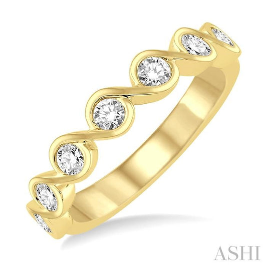 ASHI Stackable Diamond Wedding Band 35813PPFHYG