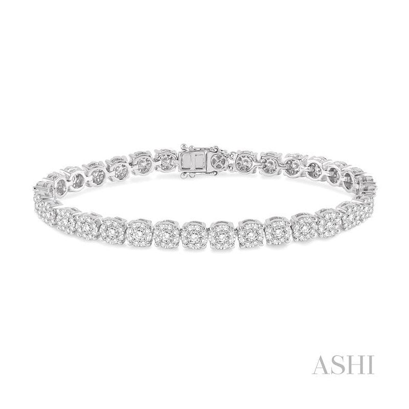 ASHI Lovebright Essential Diamond Tennis Bracelet 73225PPFVWG