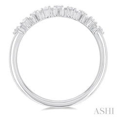 ASHI Scatter Zig-Zag Baguette Diamond Fashion Band 360E5PPFGWG