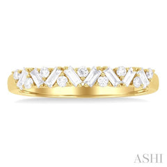 ASHI Scatter Zig-Zag Baguette Diamond Fashion Band 360E5PPFGYG