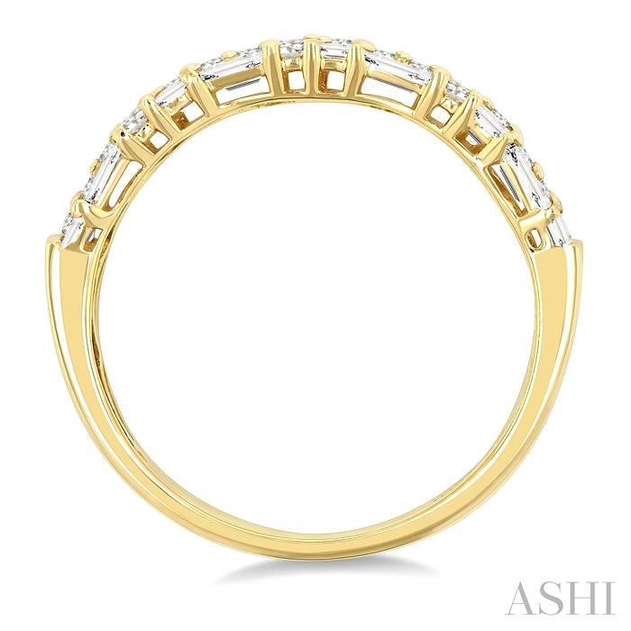 ASHI Baguette Diamond Fashion Band 360H0PPFGYG-1.10