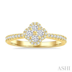 ASHI Clover Diamond Fashion Ring 360W3PPFGYG
