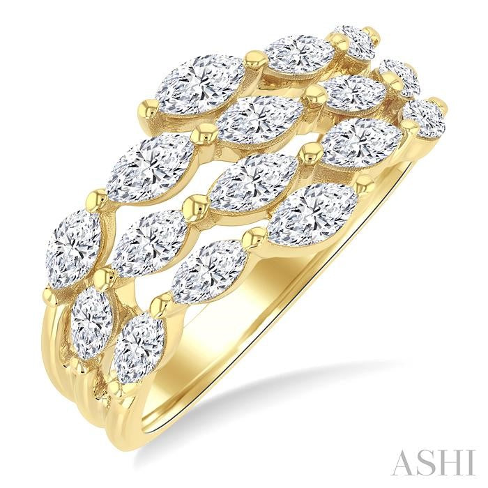 ASHI Marquise Shape Diamond Fashion Ring 360X0PPFGYG-1.50