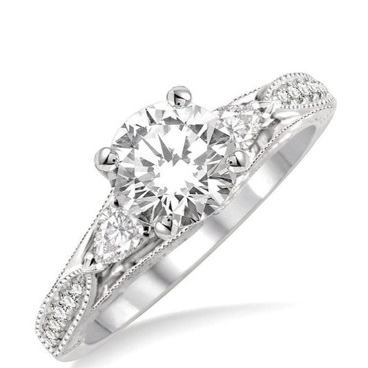 Parkplace Jewelers Round Shape Diamond Engagement Ring 15121PPFVWG-LE