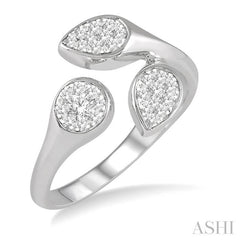 ASHI Mixed Shape Lovebright Diamond Fashion Open Ring 361P5PPTGWG