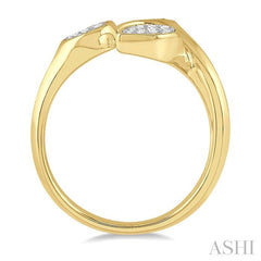 ASHI Mixed Shape Lovebright Diamond Fashion Open Ring 361P5PPTGYW
