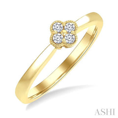 ASHI Clover Diamond Fashion Ring 361W8PPFGYG