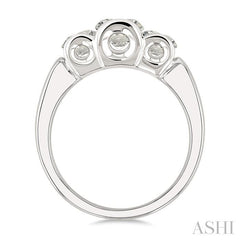 ASHI 3 Stone Diamond Fashion Ring 361Y0PPFGWG-1.5