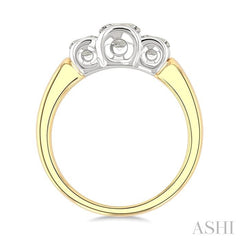 ASHI 3 Stone Diamond Fashion Ring 361Y1PPFGYW