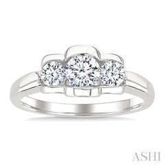 ASHI 3 Stone Diamond Fashion Ring 361Y2PPFGWG