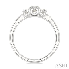 ASHI 3 Stone Diamond Fashion Ring 361Y3PPFGWG
