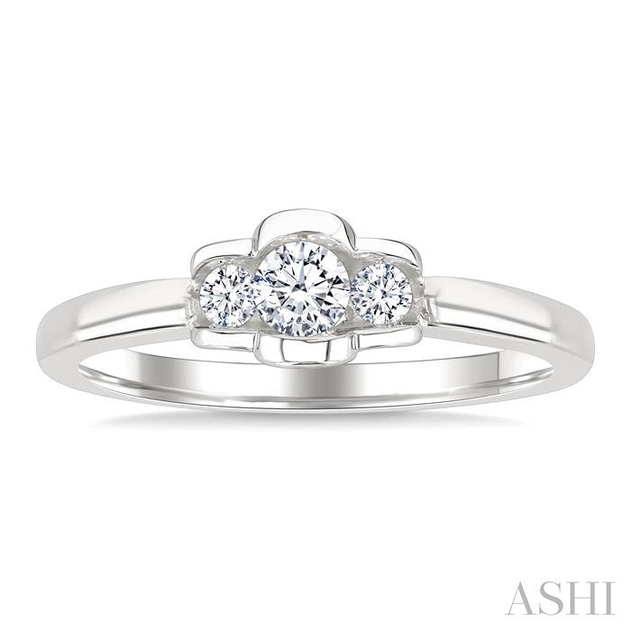 ASHI 3 Stone Diamond Fashion Ring 361Y6PPFGWG