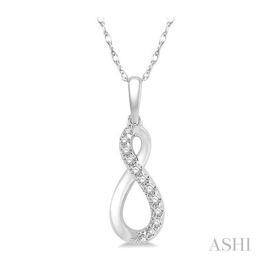 ASHI Infinity Petite Diamond Fashion Pendant 622A8PPTSPDWG