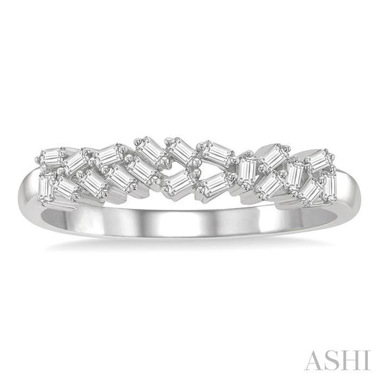 ASHI Scatter Baguette Diamond Fashion Ring 362E7PPFHWG