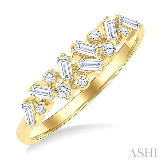 ASHI Stackable Scatter Baguette Diamond Fashion Band 362F5PPTGYG