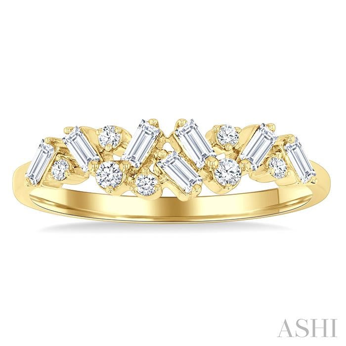 ASHI Stackable Scatter Baguette Diamond Fashion Band 362F5PPTGYG