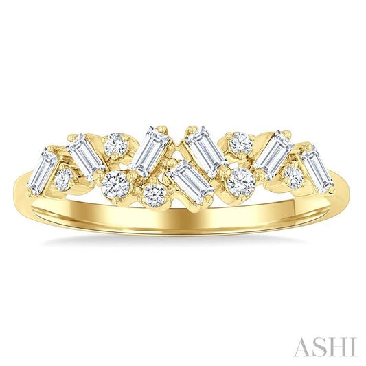 ASHI Stackable Scatter Baguette Diamond Fashion Band 362F5PPTGYG