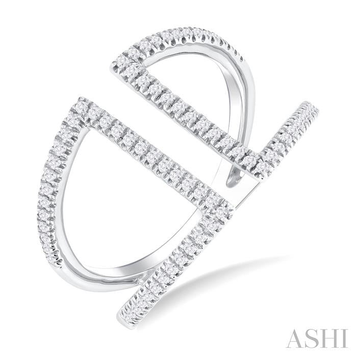 ASHI Diamond Fashion Open Ring 362G5PPTSWG