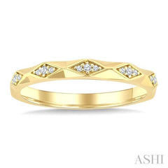 ASHI Geometric Stackable Diamond Fashion Band 362Y9PPTGYG