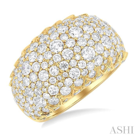 ASHI Diamond Fashion Dome Ring 363F0PPFGYG-3.30