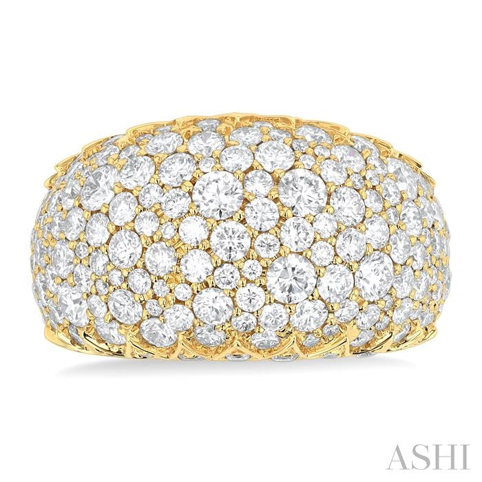 ASHI Diamond Fashion Dome Ring 363F0PPFGYG-3.30