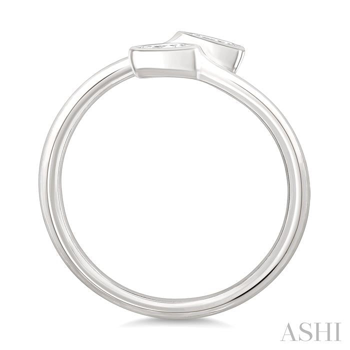 ASHI Emerald Shape Bezel Coil Diamond Fashion Ring 363W7PPFGWG-OC