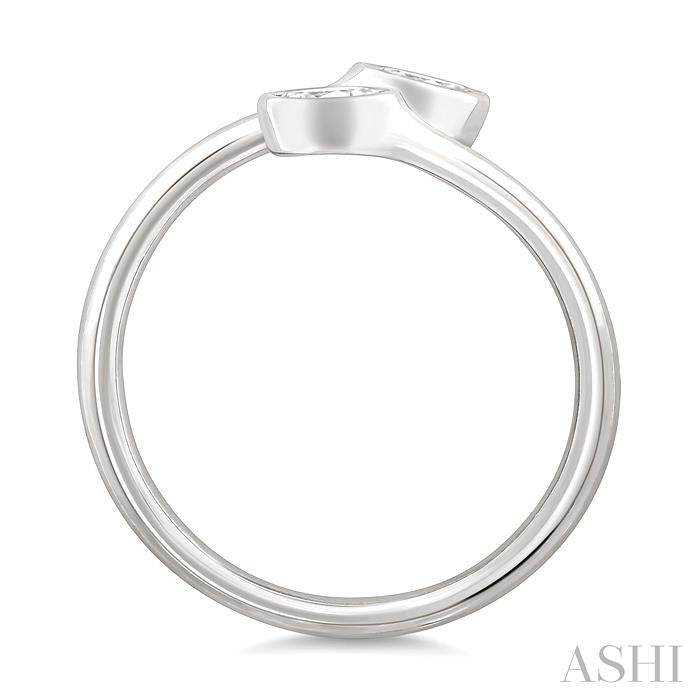 ASHI Oval Shape Bezel Coil Diamond Fashion Ring 363W7PPFGWG-OV
