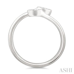 ASHI Oval Shape Bezel Coil Diamond Fashion Ring 363W7PPFGWG-OV