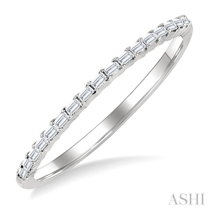 ASHI Stackable Baguette Diamond Fashion Band 364F8PPTGWG