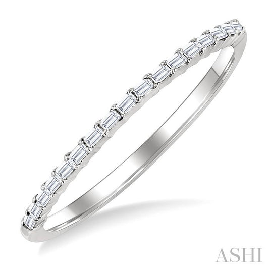 ASHI Stackable Baguette Diamond Fashion Band 364F8PPTGWG