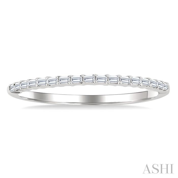 ASHI Stackable Baguette Diamond Fashion Band 364F8PPTGWG