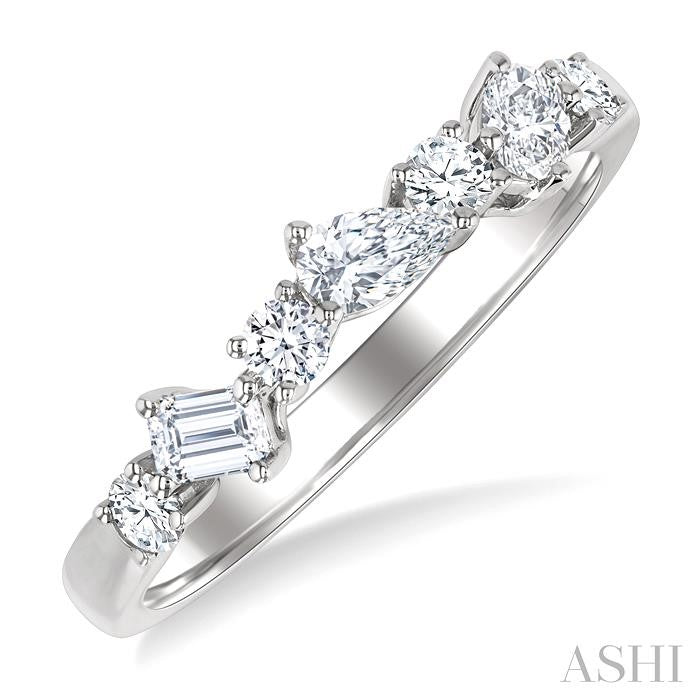 ASHI Mixed Shape Diamond Fashion Band 364K3PPFGWG