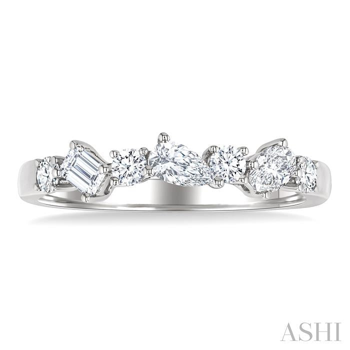 ASHI Mixed Shape Diamond Fashion Band 364K3PPFGWG