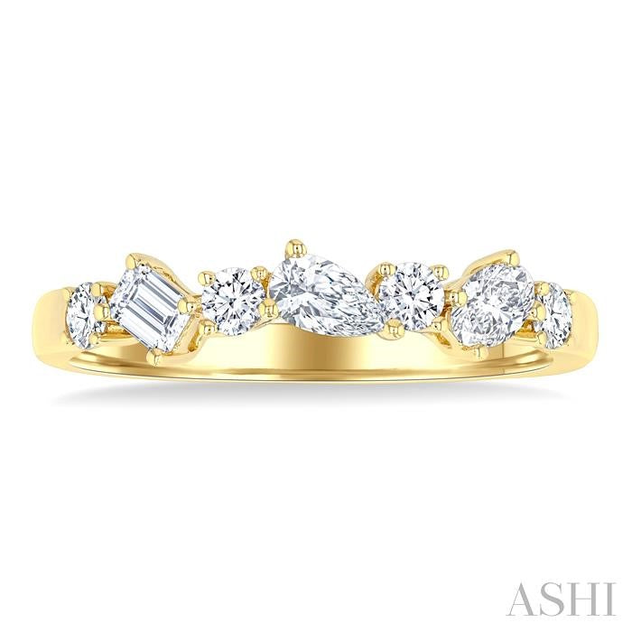 ASHI Mixed Shape Diamond Fashion Band 364K3PPFGYG
