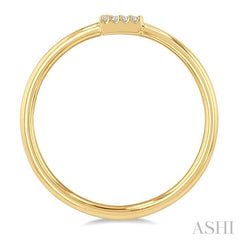 ASHI Block 'E' Initial Diamond Ring 365D9PPTSYG-E