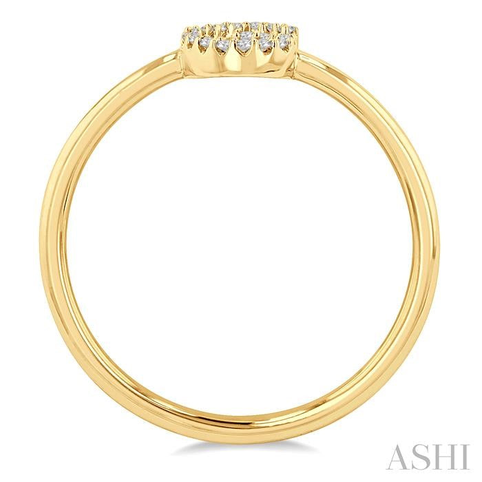 ASHI Block 'G' Initial Diamond Ring 365D9PPTSYG-G